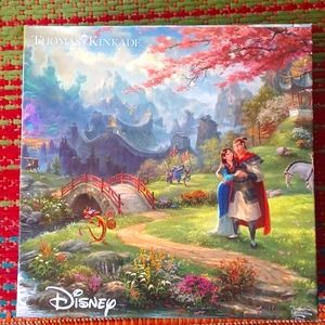 750 pc Disney Mulan puzzle from artist Thomas Kinkade